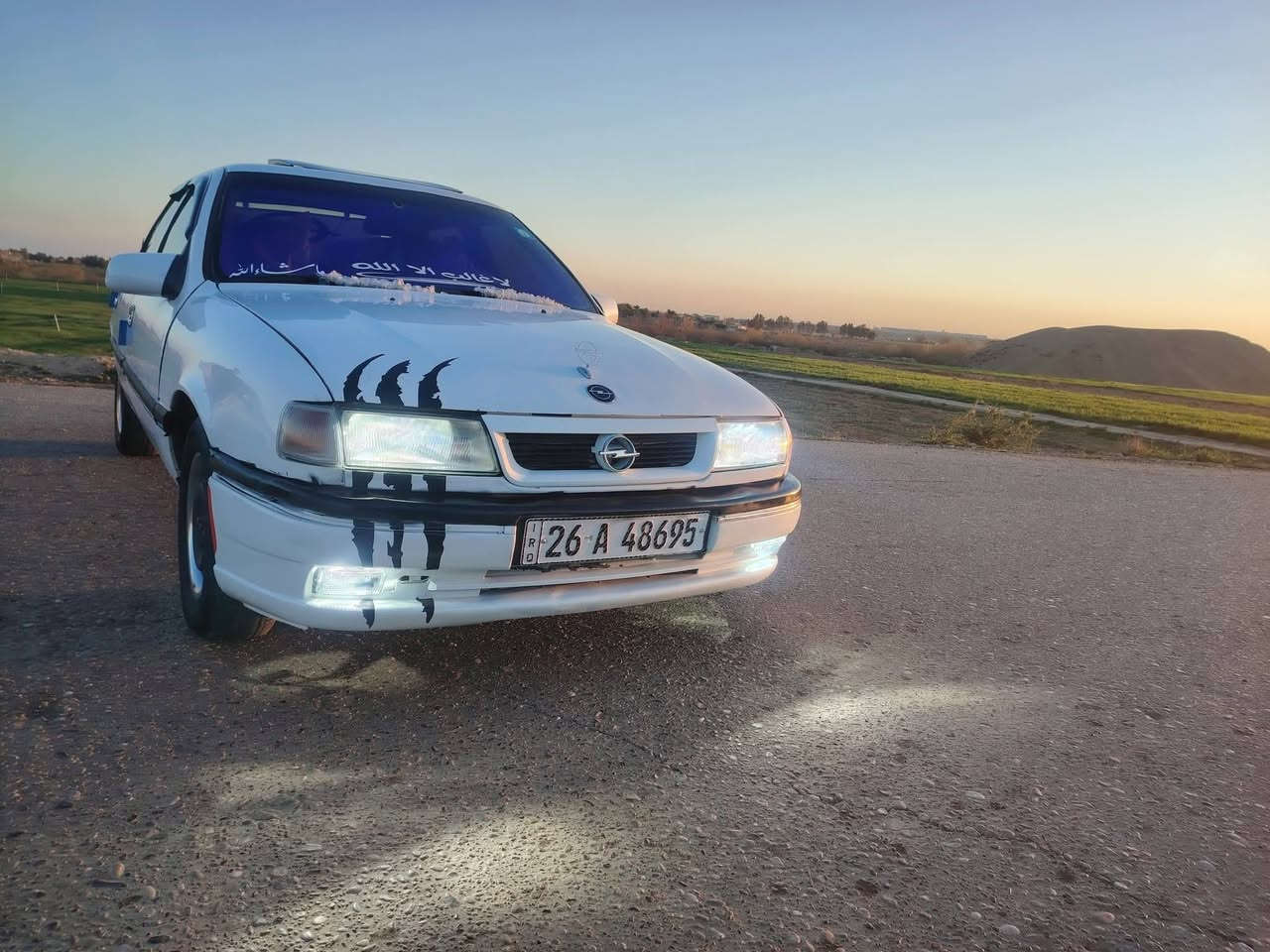 للببع اوبل فكترا موديل 91رقم صلاح الدين مشروع وطني لل 30بسمي جديده لاخياس ولا ضربه محرك 18وكير شرط السياره حيل جديده تخم تاير جديد صدر جديد طبه داخلها حيل جديد مكان السيارة تكريت السعر 45وبيه مجال قليل لاستفسار لاتصال ***********
