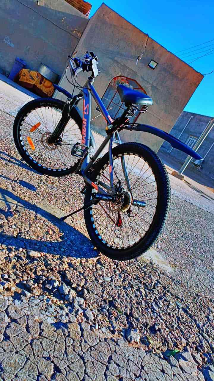 السلام عليكم بايسكل اصلي كوري للبيع مامستخدم هوايه بي اضافات من عندي لايت قفل قواعد خلفيه كلشي شغال المكان البصره الدير مطعم عيون البصره السعر (150)بي مجال بسيط لتواصل ع رقم ***********
