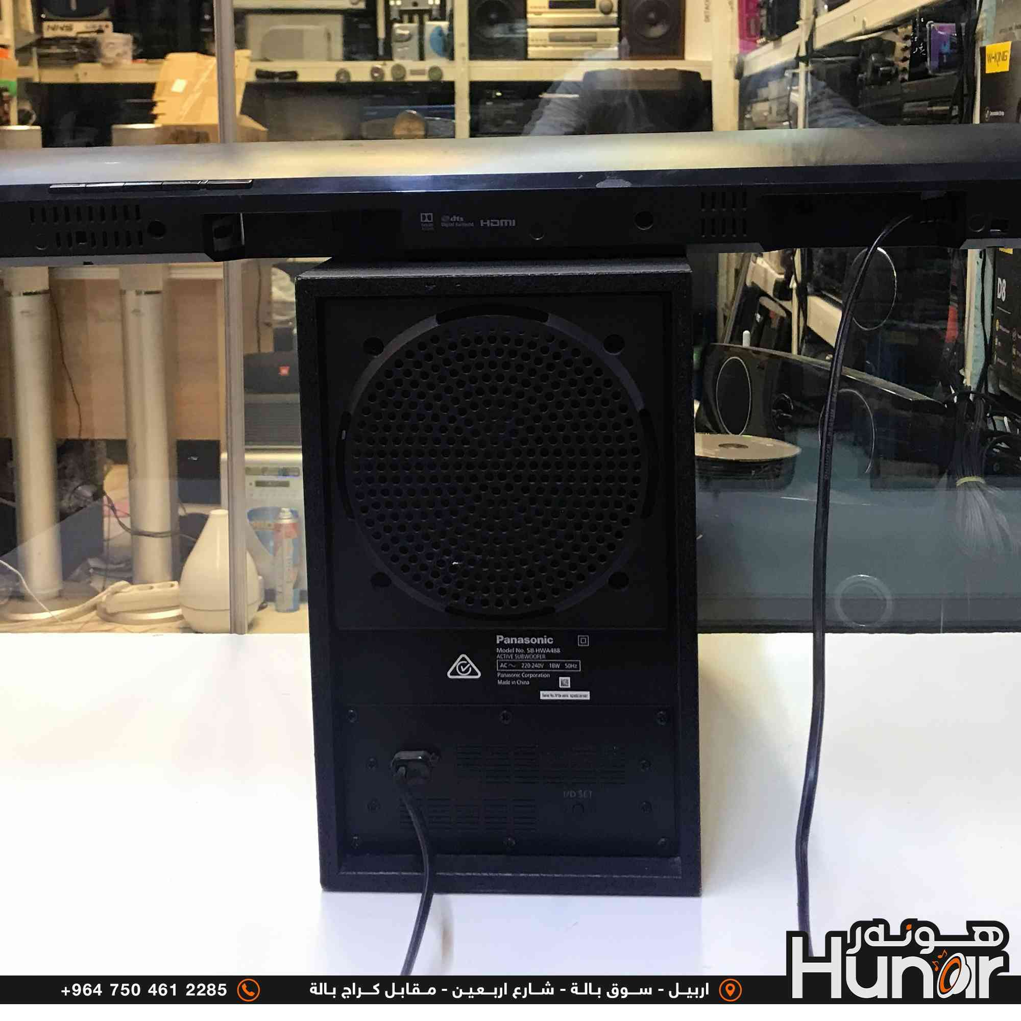 Panasonic 2.1 Soundbar 200 Watts  blueooth Optical  hdmi  NET
( کوردی • عربي )

🟢توصيل موجود الي جميع المحافضات
🟡گەياندن هەیە بۆ هەموو شوێنێک

🟠مــعـرض هــونـەر
🔸للـصوتــیات(امبلیفایر• سماعة• رادیو• انتیك• مایكروفون)
🔸عــنـوان• اربیل سوق بالة • شارع اربعین
🔸مـوبایـل• ***********
                   ***********

🔵پـێـشانـگای هــونـەر
🔹بۆ ئامێری دەنگی و کارەبایی(ئیمپلیفایر• سەماعە• ڕادیۆ• مایکرۆفۆن)
🔹ناونیـشان• هەولیر • بازاری لەنگەی ٤۰م
🔹مـــۆبـایـل• 
***********
***********

•••••••••••••••••••••••••••••••••••••••••••••••••••
#iraq #kurdistan #duhok #zaxo #hawler #karbala #slemani #erbil #baghdad #kurd #kurdish #akre  #karkuk #kuwait #najaf
#amplifier #audio #subwoofer #sound #music #audiophile #bass #stereo #amplifiers #speaker #soundsystem #speakers
#اربيل #العراق #بغداد
