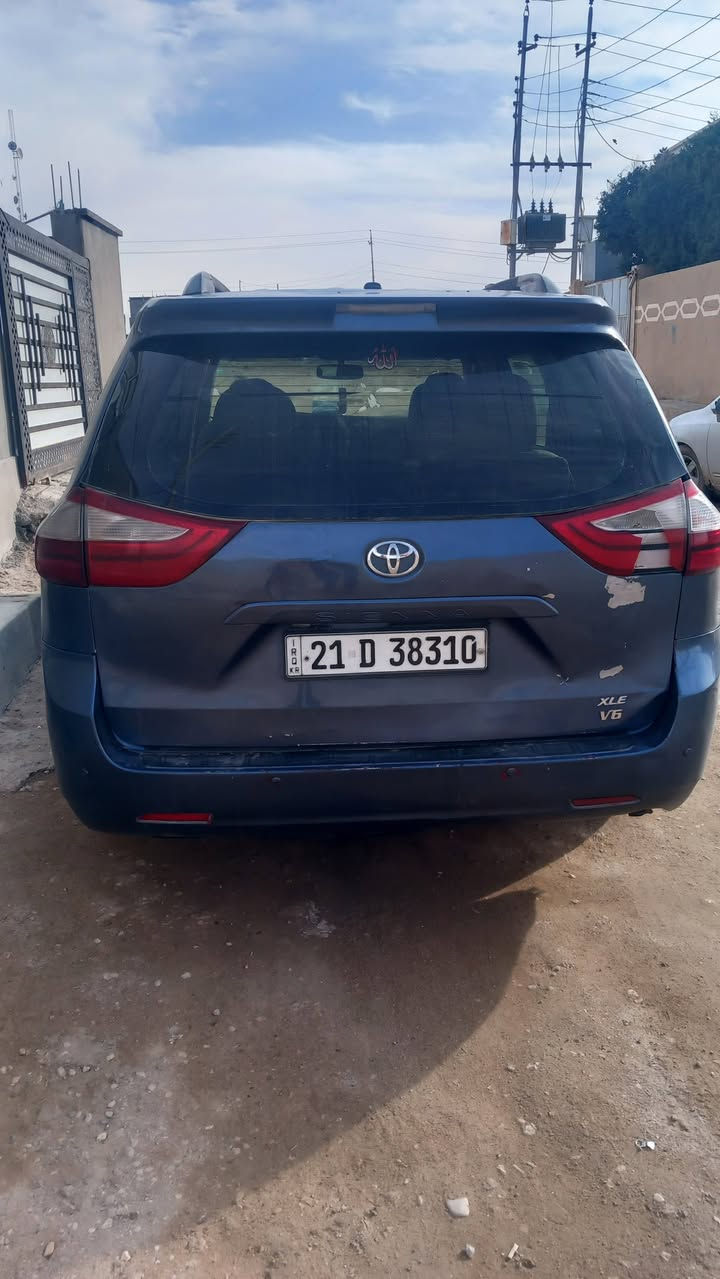 السلام عليكم تيوتا سينا موديل ٢٠١٧  مواصفات xle رقم سليمانيه باسمي سنويه الى ٢٠٣٠ السعر ١٦٠ مكان السياره الانبار القائم-رمادي  للاستفسار على الرقم***********
