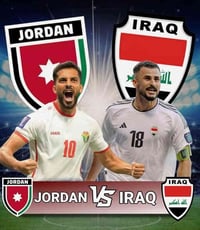 توقع نتيجة المباراة بين منتخب العراق VS منتخب الاردن مباراة كأس العرب ...