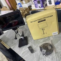 هذا مجهر رقمي طراز DM12 بشاشة 10.1 بوصة.  يتميز بدقة فيديو 1080 بكسل و...