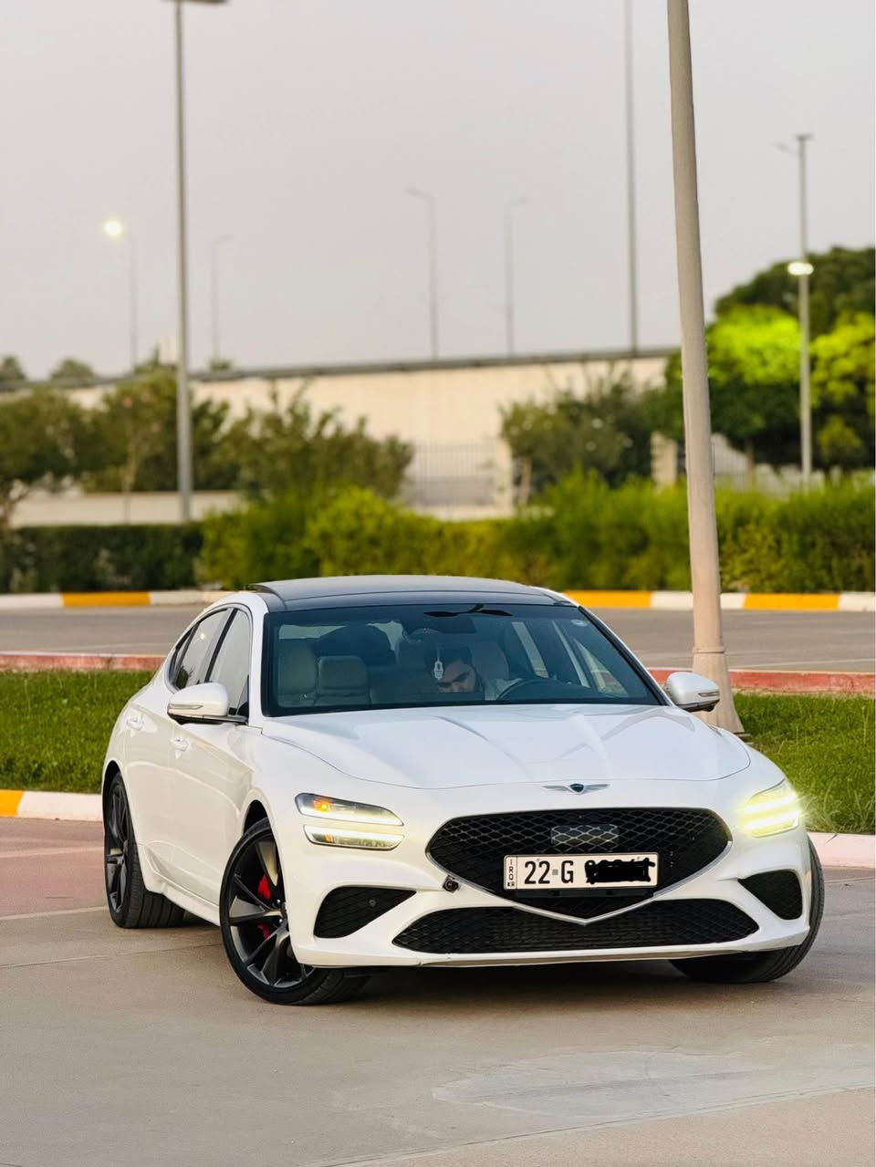 السلام عليكم  G70 ***********
جنسزز 6 سلندر 3300 توين توربو
السياره فول فول للاخير هواي مواصفات 
حادثها فقط بابين مبدلات اصلي بدون ايرباك البجم كبس بلادي 
رقم اربيل جديد وكاله او تحويل ثاني يوم 
سعرها 235 بي مجال قليل 
مكانها البصره دور الضباط 
انا مكلف بالنشر رقم راعيها 
*********** ابو الخصيب, البصرة
