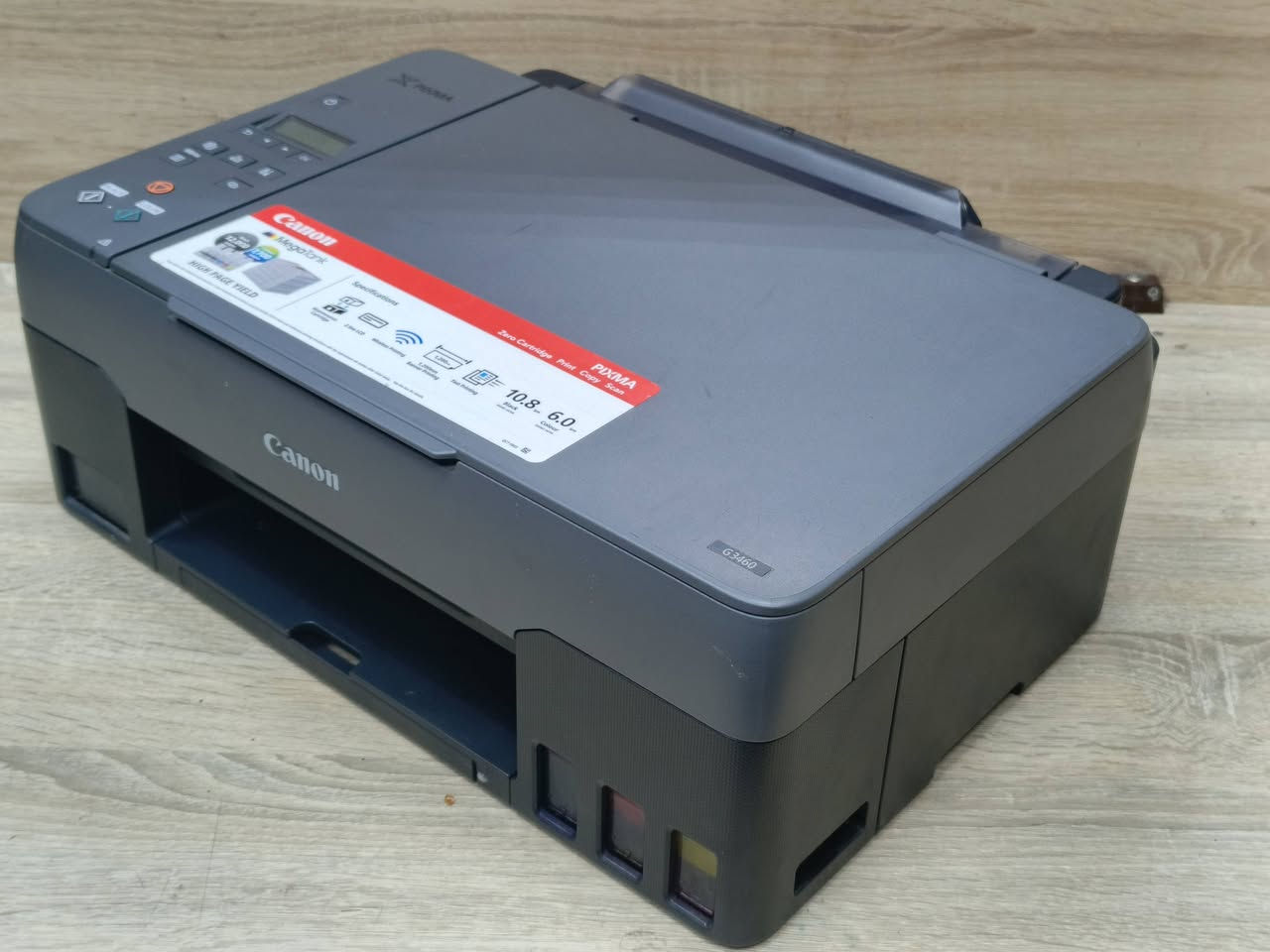 طابعة كانون موديل G3460 مستعمل بحاله ممتازة باحبار خارجية تطبع 6000 ملون و 5000 اسود وابيض سعر الحبر 10 الف لكل اللوان سرعة الطباعة 9 ملون و12 اسود وابيض وجه واحد استنساخ طباعة سكنر تحتوي علىWIFI يمكن ربطها على موبايل تابليت لابتوب مع امكنية طباعة صور 🚦سعر الطابعة 135 الف 🚦 مع كيبل كهرباء وكيبل كومبيوتر وقرص تعريف للطلب *********** / *********** يوجد توصيل لكل المحافظات..
#الصفوة
#طابعتي
