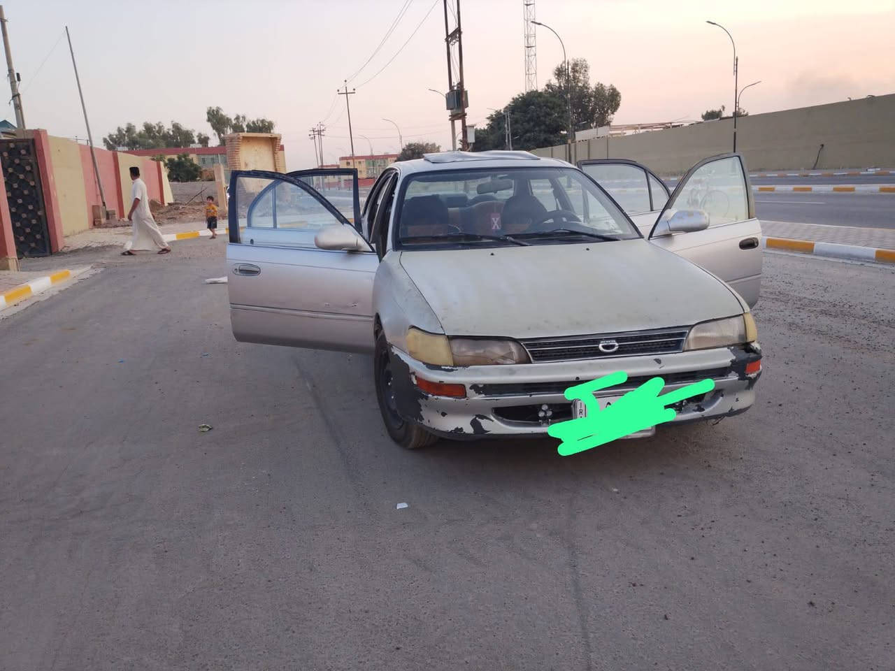 من رخصه مسؤؤل الكروب
سياره كورله موديل 92 للبيع رقم صلاح الدين تحويل شرط ثاني يوم مكلف بالنشر التواصل مع صاحب السياره ***********
