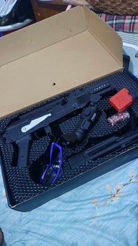 رشاشه بندقيه لصناعه عالميه ع شحن كلش قويه وحلوه وترمي صلي ومفرد ام جيل...