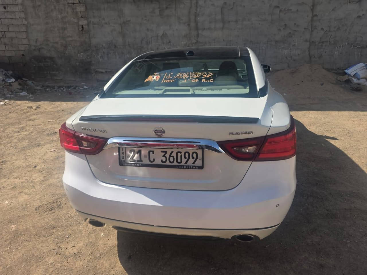 نيسان مكسيما ٢٠١٦ بلاتينيوم فول مواصفات
قطعة وحدة بدون دواخل جامرلوغ السكن مبدل بأمريكا جديد فول للأخير محرك ٦ سلندر ٣٥٠٠ فول حساسات اربع كامرات ٣٦٠ درجة كشنات جلد كهربائي تدفئة تبريد استيرن كهرباء نقطة عمياء سايد روف بانوراما بردة خلفية كهربائية استيرن كهربائي لون ابيض صدفي شاشة سيدي دمام قطعتين تبريد تشغيل عن بعد نظام اسبورت يعني صاروخ شلعة كير اوتو وعادي تايرات جدد باتري جديد دهن كير جديد  محرك نظافة مئة بالمئة 
اخوان لاتقارنها بأي سيارة نيسان بس الصاعدها يعرفها السيارة بأسمي تحويل ثاني يوم سيارة مال جناي امانة الله المكان ديالى بعقوبة المفرق السعر١٥٥ وبيها مجال بسيط حك الجية للاستفسار على الرقم ***********
