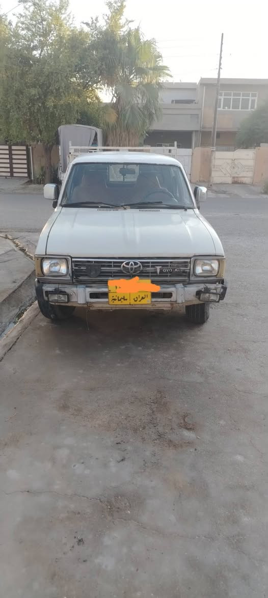 بیكاب تویتا موديل 1982 سعر ۳٥ بی مجال قلیل معمر سیاره لاصرف ولابخار صدر زین طیارات زین كیر بشرط بی بطاقه بنزین كركوك سنويه بعدله ٤ اشهر یسقط سیاره بسم صاحبه شرعي سیاره مال شخل  ***********|||||***********
