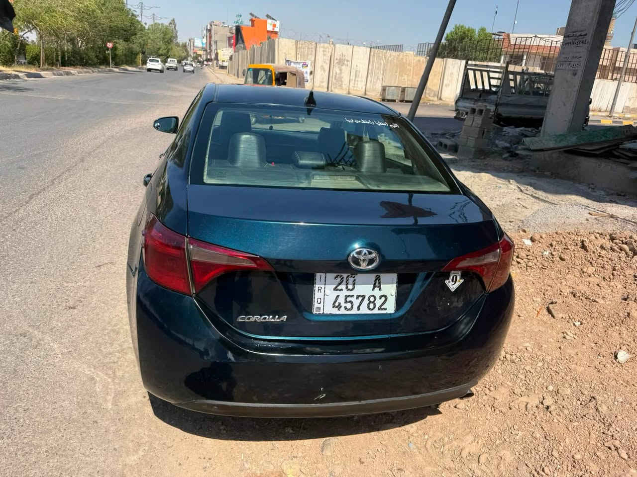 كورلا 18 سيارة حادثها من امريكاموجود بل الصور
ماشية ١٢٥ كاملة من كلشي حادثها من امريكا فقط هاذا وجاملغ ثاني نصبغ بدون حادث السعر ١١٥ بيها مجال. مكاني ديالى بعقوبة 
***********
