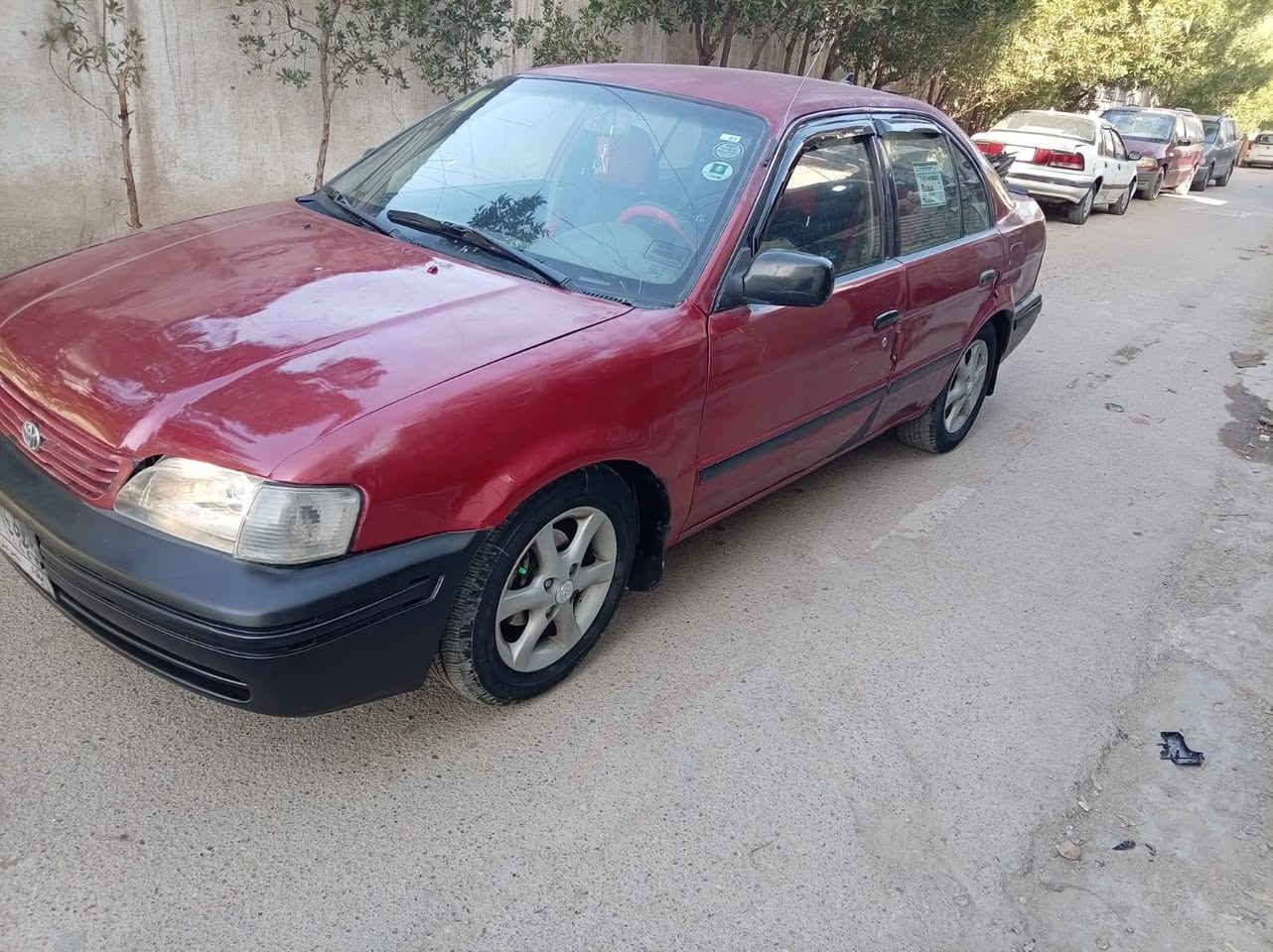 السلام عليكم كورلا تيرسل موديل ١٩٩٩محرك نضيف كير اوتو صدر جديد امامي خلفي كهربائيات  شغاله تبريد منضومه كامله شغال تخم تاير مصبوغه حزام قماره وتكم بلاد مكاني بغداد الحريه استفسار *********** غير متواجد على الفيس
