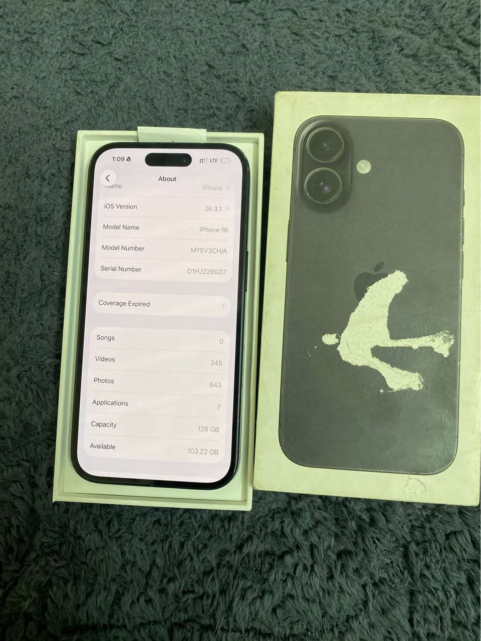 ئایفۆن 16دووکامیرە  خوار هەموو بازاڕ
128گێگا /ch دووسیمکارت خەلیجی کارتۆن ئەسل
پاتری 92🔋 499جار شەحن کراوە فەیس ئایدی ✅
تەنها پشتی ئەو درزەی هەیە نەکراوەیە بەزەمان هەوا
شاشەی وردە شوختی هەیە درعی لێدەی دیار نییە
بە هەرزان ترین نرخ شوێن کەلار گەیاندمان هەیە🚕
***********ئاسیا&واست ئەپ كالار, السليمانية
