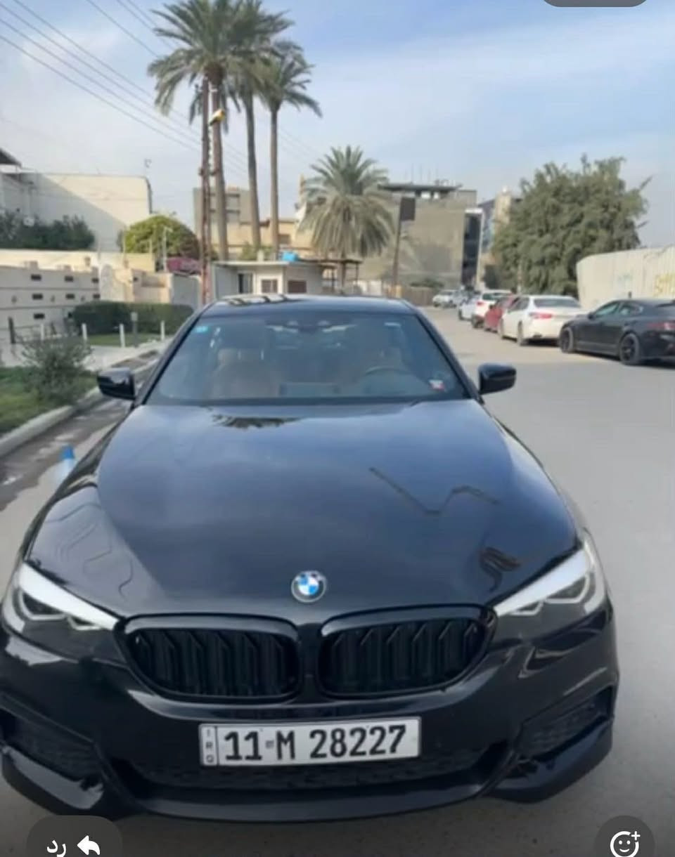 Bmw G30 540i 2018
للبيع فقط بدون مراوس

وارد امريكي رقم بغداد الماني باسمي

محرك 6 سلندر توربو B58 ما مفتوح

دفع كلي Xdrive

موديل 2018 

بكج ستندر Luxury Line ومحدث M Package

سبويلر M

اللون أسود ميتاليك (Black Sapphire Metallic)

داخل جلد لون كرمل (Dakota Cognac)

 خشب صاج (Fineline Ridge)

داتا شو

مقاعد رياضية

شاشة كبيرة iDrive

تحكم بالايمائات

مساعدات طرق

ويل 18

 تايرات جديدة

لايتات LED

نقطة عمياء

اكفلك كير ومحرك بشرط الفحص

صدر جديد ودواخل السيارة نظيفة جداً

تقرير الحادث : قطع صبغ وتبديل وموضح بالصور 

سونار جديد والسيارة سيرفس كامل مابيها اي نقص 

سنوية وهزة جديدة وبدون اي غرامات

وتحويل بنفس اليوم

مكان السيارة : الحلة - شارع المركز

السعر : 24,000$ 

للاستفسار خاص او رقم واتس 

***********
