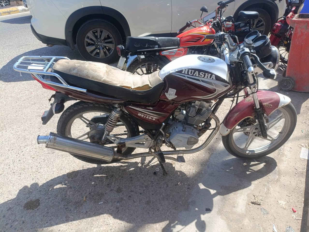 موطور للبيع موديل 2015بلادي بعده كهربائيات كامله سلفه شغال عايزه ربط كهربائيات  السعر 350وبي مجال بصيط رقم ***********
