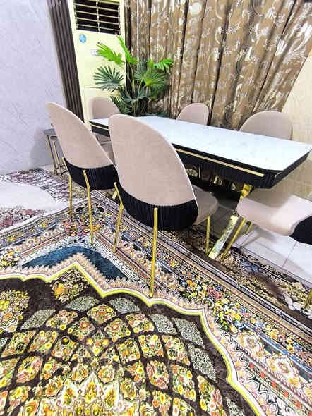 ميز طعام للبيع نوعيه راقيه تركي جديد غير مستخدم العنوان كربلاء حي القادسيه رقم الهاتف *********** كربلاء
