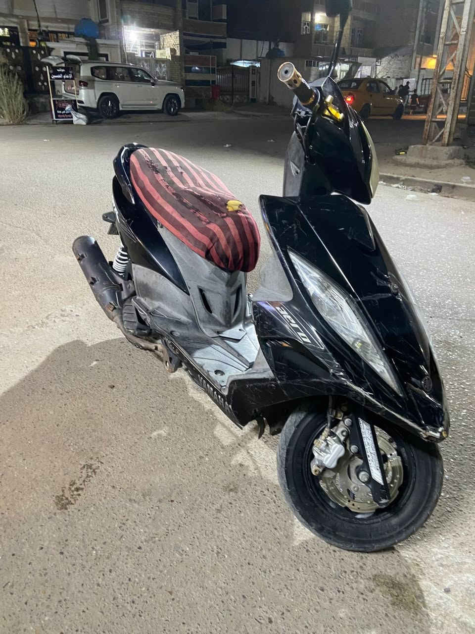 Gtr
دراجة مكينه ناعمه نكره بكل وقت لاتنقيص لاتبخير كفرات بلاديه ختم واحد نقص واير مال عداد سرعه وستان بلنص والباقي كدام عينك مكانها الشعب السعر ٦٠٠  

***********
