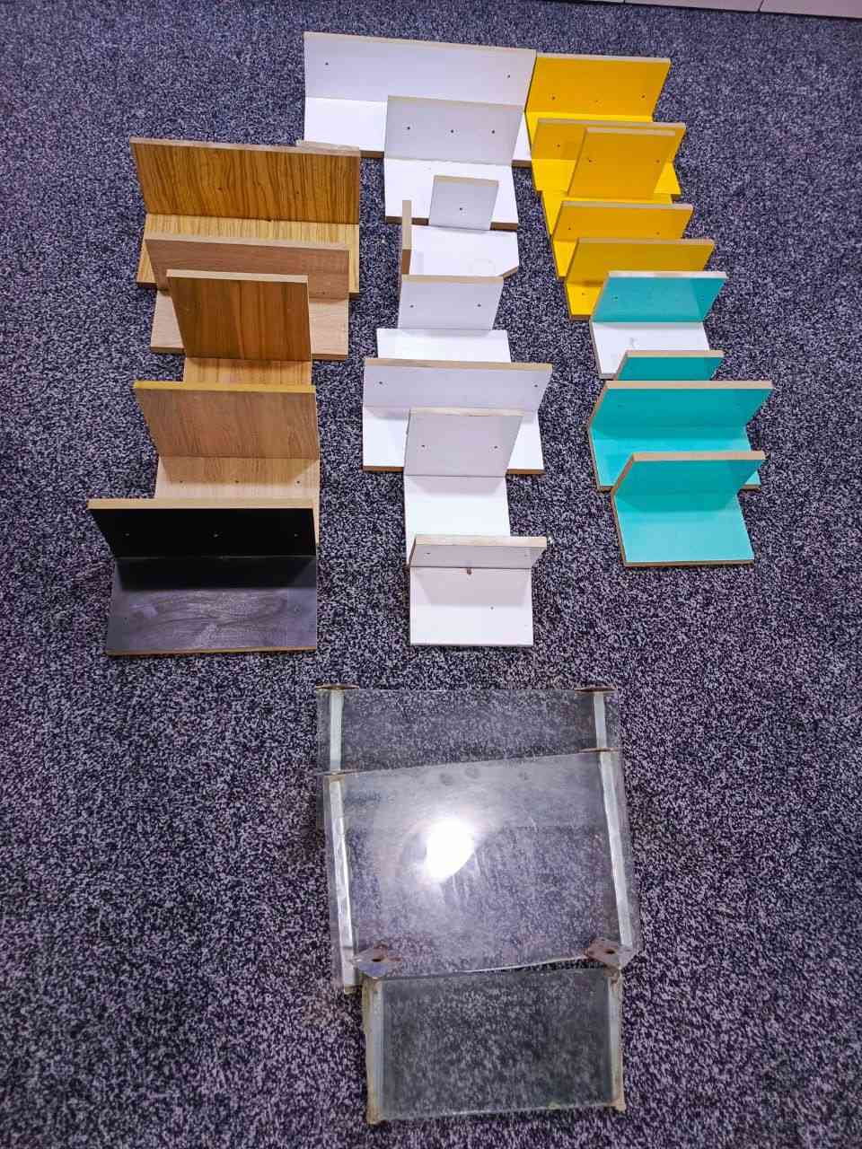 بيع مستعجل جدا
رفوف خشب ام دي اف
رفوف جام يدة ستيل
قيم بالي يرضي الله واخذ
المكان نجف
متوفر توصيل داخل النجف
*********** وبي واتساب
