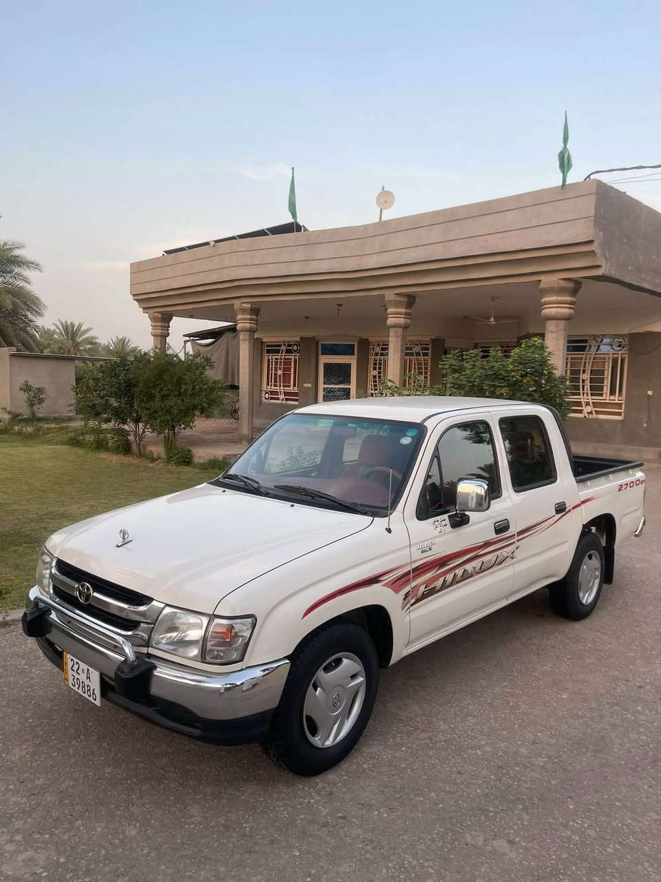 للبيع هايلكس جمره موديل 2005رقم أربيل دولي سنوية جديده مكفوله كفاله عامه سبير مانازل تبريد حداديه تخم تاير كشن فصل سعر 165مكان كربلاء 
***********
