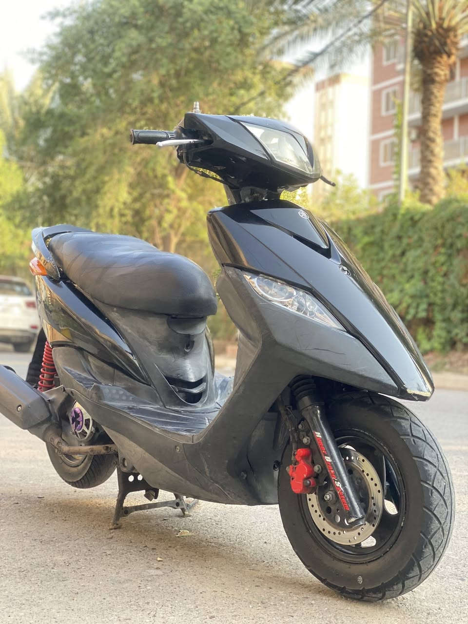 سلام عليكم دراجة جي تي ار ثعلب مكفولة كفاله عامه صارله 5 اشهر نازله رمبه مكفوله اي برغي مفتوح بيه ترجع الدراجة اورقة كاملة مكاني الحرية السعر 750  رقم *********** متاح عل واتساب
