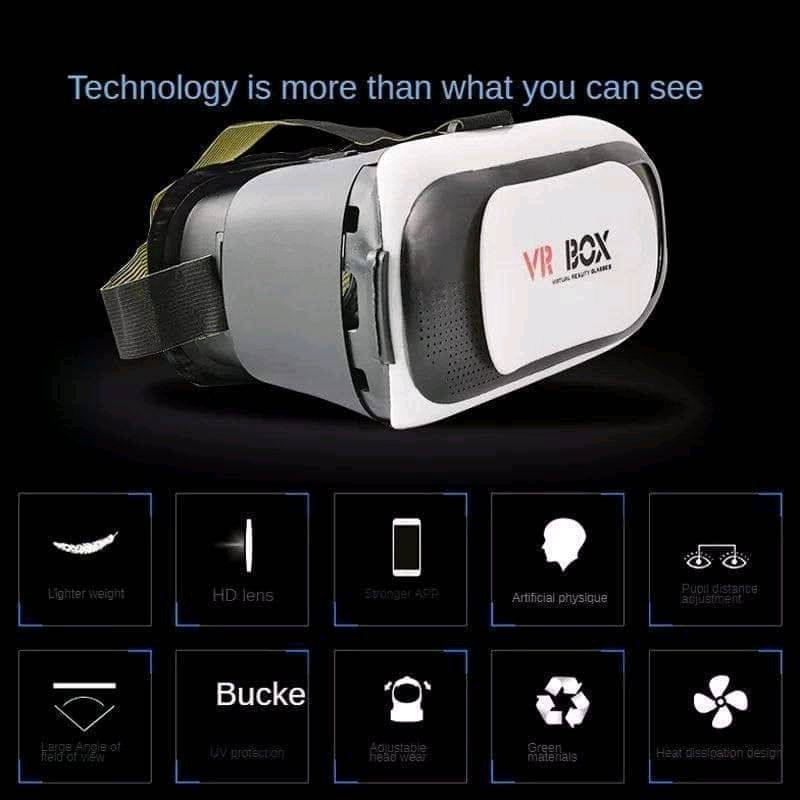 🎮🕶️ نظارة VR BOX للواقع الافتراضي 🌌
	•	رؤية ثلاثية الأبعاد واضحة 👀
	•	تعمل على كل الأجهزة 📱💻
	•	استمتع بالألعاب، أفلام الرعب، ومسلسلات 360° 🎬
	•	سهلة الاستخدام ومريحة 😎

عيش المغامرة وكأنك فيها! 🚀