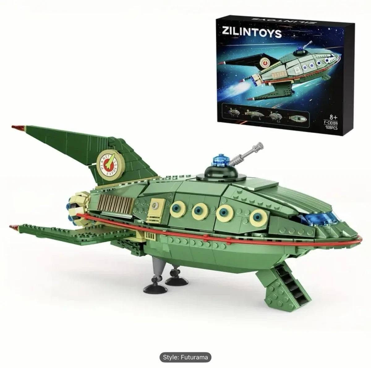 هذه مجموعة بناء Zilintoys المستوحاة من سفينة Planet Express من مسلسل Futurama.
السعر ١٥ الف
تحتوي المجموعة على 928 قطعة وهي مصممة للأعمار من 8 سنوات فما فوق.
تتميز السفينة بهيكل أخضر بتفاصيل صفراء وحمراء،


**إذا كنت صاحب هذا الإعلان وتريد حذفه لأي سبب، رجاءا أرسل رسالة إلى الدعم الفني**