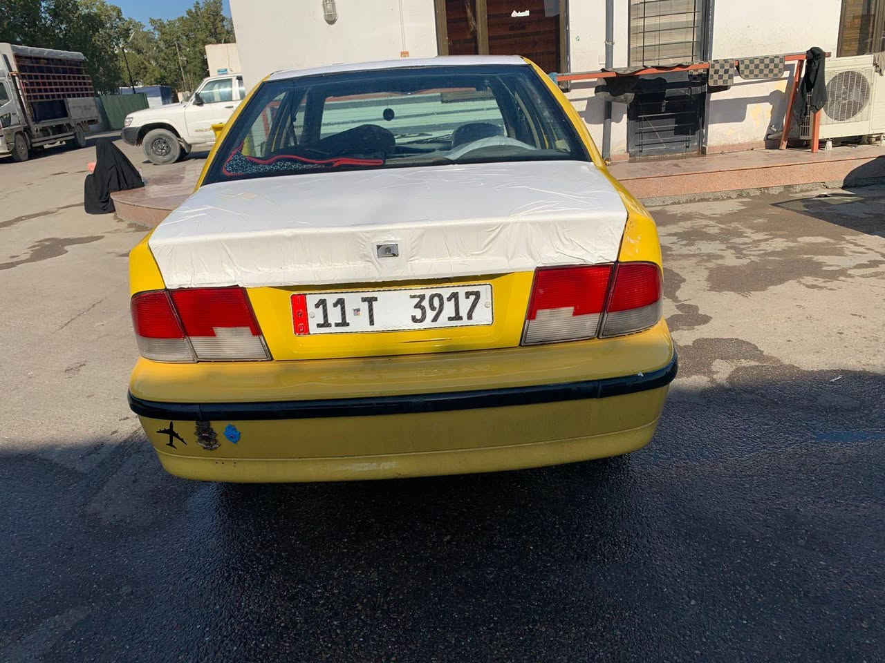 السلام عليكم
سمند تكسي للبيع موديل 2009 
مكينه خير من الله 
گير فرنسي مكفول 
تبريد فول 
كهربائيات كلها شغالة 
تخم تاير جديد وويل كب اربعتهن 
مكان السيارة بغداد 
السيارة نضيفه وحلوة ماشاءالله وجاهزة كبل تطلع للشارع 
السعر 38 وبيها مجال حك الجيه 
للاستفسار الاتصال ع رقم الهاتف
***********
