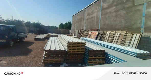 متوفر سندويج مستعمل
 سقفي تركي ثقيل درجة اولى 
 وطول 7وربع 
وطول 8 الا ربع 
متوفر جداري طول 5ونص وطول 6 
متوفر جديد.طول 5 وطول 6 طول 4 او 4ونص
الروابة مجاور جملونات الموسوي الزرگ اعلاف الاسماك طريق المشرح 
‏‪***********‬‏
