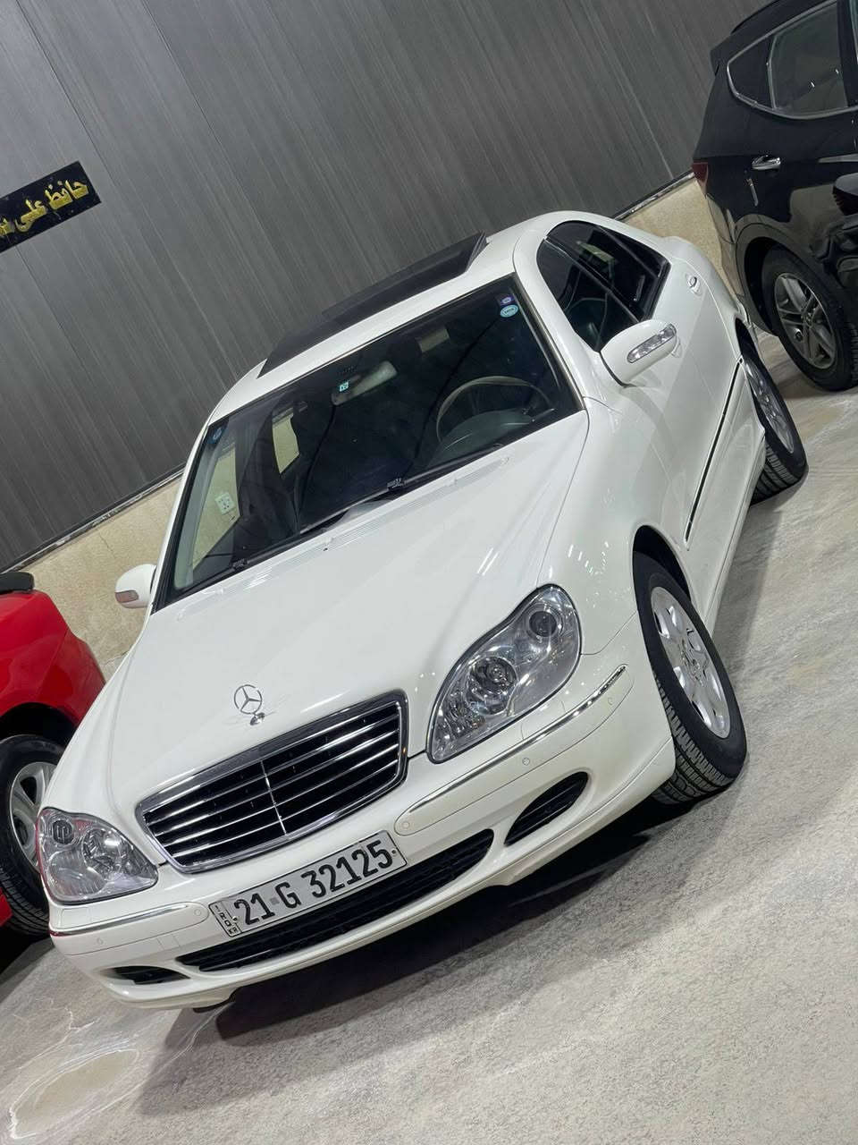 مارسدس غواصة 2004
باب قصير S350
السعر 150$ وبيه مجال بسيط 
تلفون ***********
رقم السياره سليمانيه مداور مباشر  
سياره كفاله عامه شركة ماشيه 140 اجدد غواصه بل حله😀
فول مواصفات  
بصمة محرك V6 كير محرّك مكفولات 3 قطّع  تبريد خلفي منفصل 
كروز سرعة شاشه بلادي مري قلاب مع البك دم جام داخل اسود كهرباء لايت زنون عدسات مري شفط  سستم صوت 
لايت اوتو وضعيات قيادة سبورت بردة خلفية كهرباء
حساسات 
  فول مواصفات للأخير .
