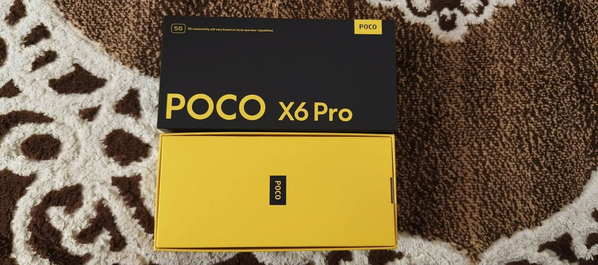 POCO X6 pro 5G
الذاكرة_512 ج_ب
الشاحنة_67_W
الرام _12+12
معالج_Dimensity 8300-Ultra
يدعم _120 فريم 
الجهاز نضيف شرط جديد
السعر _380_ الف
للاتصال_***********5
