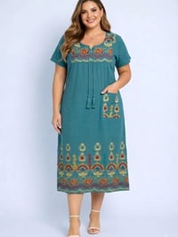 دشداشة قصيرة • قماش كشمير • خياطة مرتبة