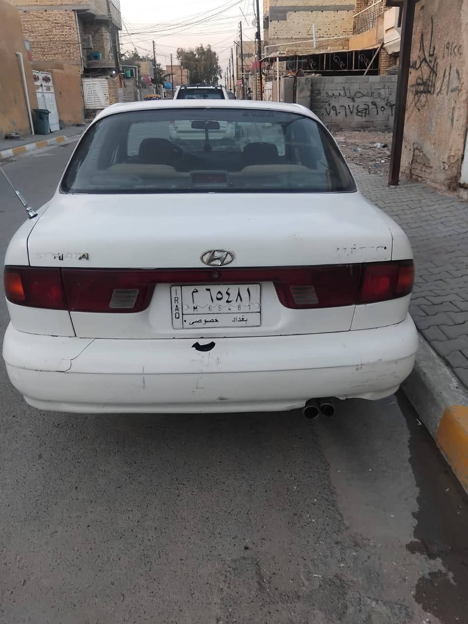 السلام عليكم ورحمه الله وبركاته سوناتا2موديل 95كامله كلشي شغال بيها حتى تبريد وتدفئة كهربائيات شغاله تخم تاير سياره حلوه صاحبها متوفي عندي كل المستمسكات حتى القسام والحجه الوصايا وإذا اتحب اكعدك ويه أهل المتوفي بيها قاصر واحد بعد سنتين يبلغ ويحولك اريد امراوس اوبيع سعرها 45وبيها مجال العنده يتصل وات ساب‏‪***********‬‏بغداد
