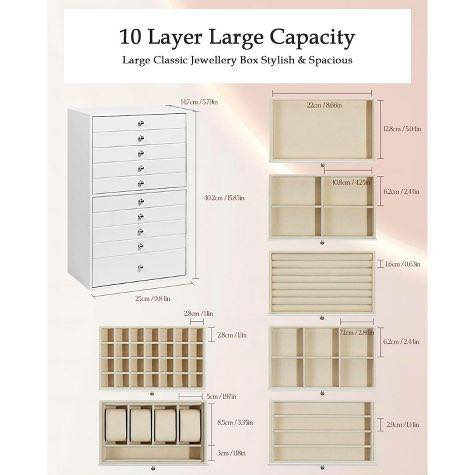 منظّم اكسسوارات الملكي - 10 طبقات لترتيب مثالي

وداعاً لضياع القطع الصغيرة أو تشابك السلاسل! وفري مساحة غرفتك واجمعي كل مقتنياتك في مكان واحد أنيق.

ليش هذه القطعة ضرورية لك؟

• سعة هائلة: 10 أدراج متنوعة تكفي لكل مجموعتك (خواتم، أساور، ساعات، وعقود).

• تصميم ذكي: كل درج مخصص لنوع معين من المجوهرات ليحافظ عليها من الخدش.

• أناقة وفخامة: لون أبيض كلاسيكي مع مقابض كريستالية يضيف لمسة جمالية لتسريحتك.

• حماية قصوى: مبطن من الداخل بمخمل ناعم للحفاظ على بريق الذهب والمجوهرات.

المواصفات:
• اللون: أبيض.
• الارتفاع:  40 سم.
• العرض :  29 سم.
• العمق :  20.5 سم.

• المقاس: تصميم عمودي يوفر مساحة كبيرة ويشغل حيزاً صغيراً.

#اكسسوارات_نسائية #مجوهرات_العراق #ترتيب_وتنظيم #ديكورات_منزلية #هدايا_بنات #منظم_مكياج #بغداد_أربيل_البصرة_النجف_كربلاء #كوزمتك #نسائيات_عراقية #عروض_العراق #موديلات_جديدة #ديكور_تسريحة #حاويات_مجوهرات #تسوق_اونلاين_عراق #هدايا_عيد_ميلاد


**إذا كنت صاحب هذا الإعلان وتريد حذفه لأي سبب، رجاءا أرسل رسالة إلى الدعم الفني**