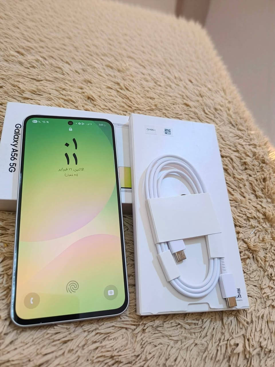 ‏محلقات بعدها ممفتوحه دبل سيم كارت
‏​الذاكرة 256 انتبه رام عشوائيه 12 + 12 مو 8 
‏مكاني الديوانية.قضاء الشامية
‏السعر 465 ماعندي توصيل
‏تواصل على واتساب فقط ‎***********
‏
