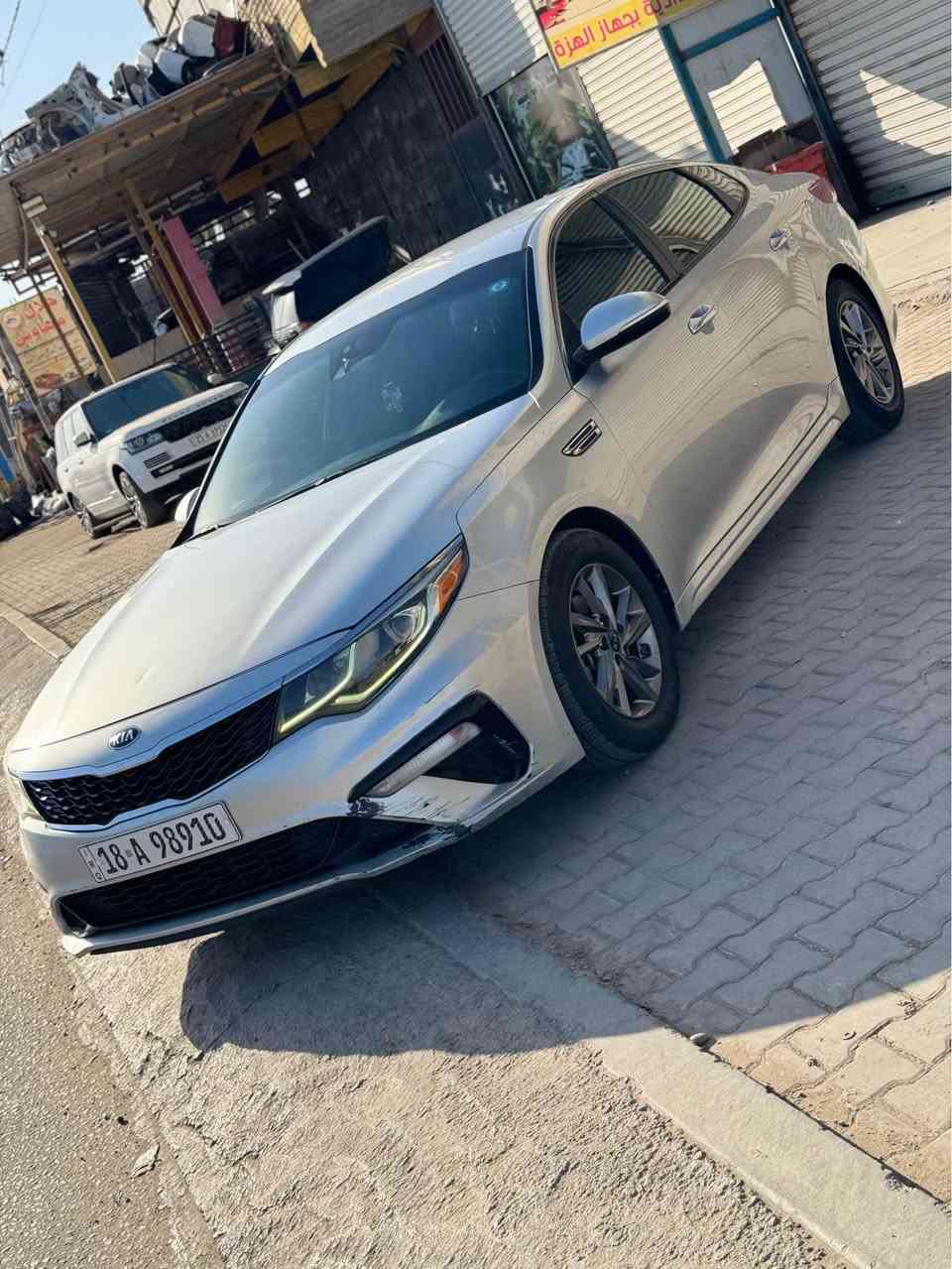 كيا اوبتما 2019 فئه (FE)
حادثها جاملغ خلفي وجنطه 
كير محرك حداديه بلاديات مامفتوح 
سياره جاهزه بدون نقص 
وبيها كلبر جاملغ من امريكا 
مكاني حله شارع 80
*********** حلة, بابل
