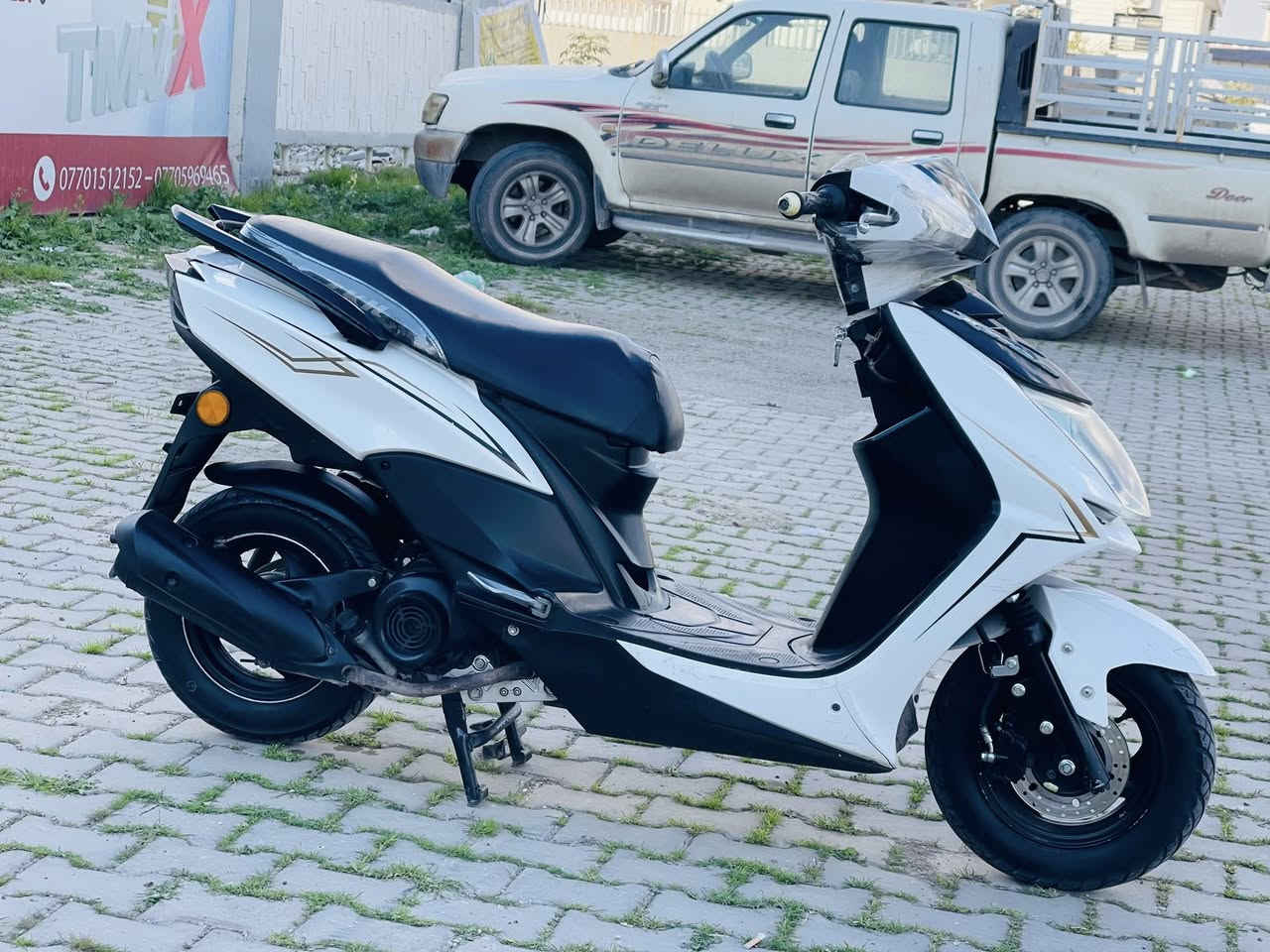 دراجة ماكس سكنس S دبل واحد ياباني  اصلي شركة ZKHزيرو دراجة اخو سفر محرك ما مفتوح لا صرف لابخار صوط كاتم فوول نشط
كهربائيات كامل شغال نكرة سلف
دشبول الكتروني كولة شغال
كفر بيلادي بدون كسر
تايارات جديد بريكات بل مكان
دراجة مابي اي نقص ماشاالله سفر
سعر 600
رقم موبايل ***********
عنوان كركوك شورجە یم مطعم حمة ناصر
