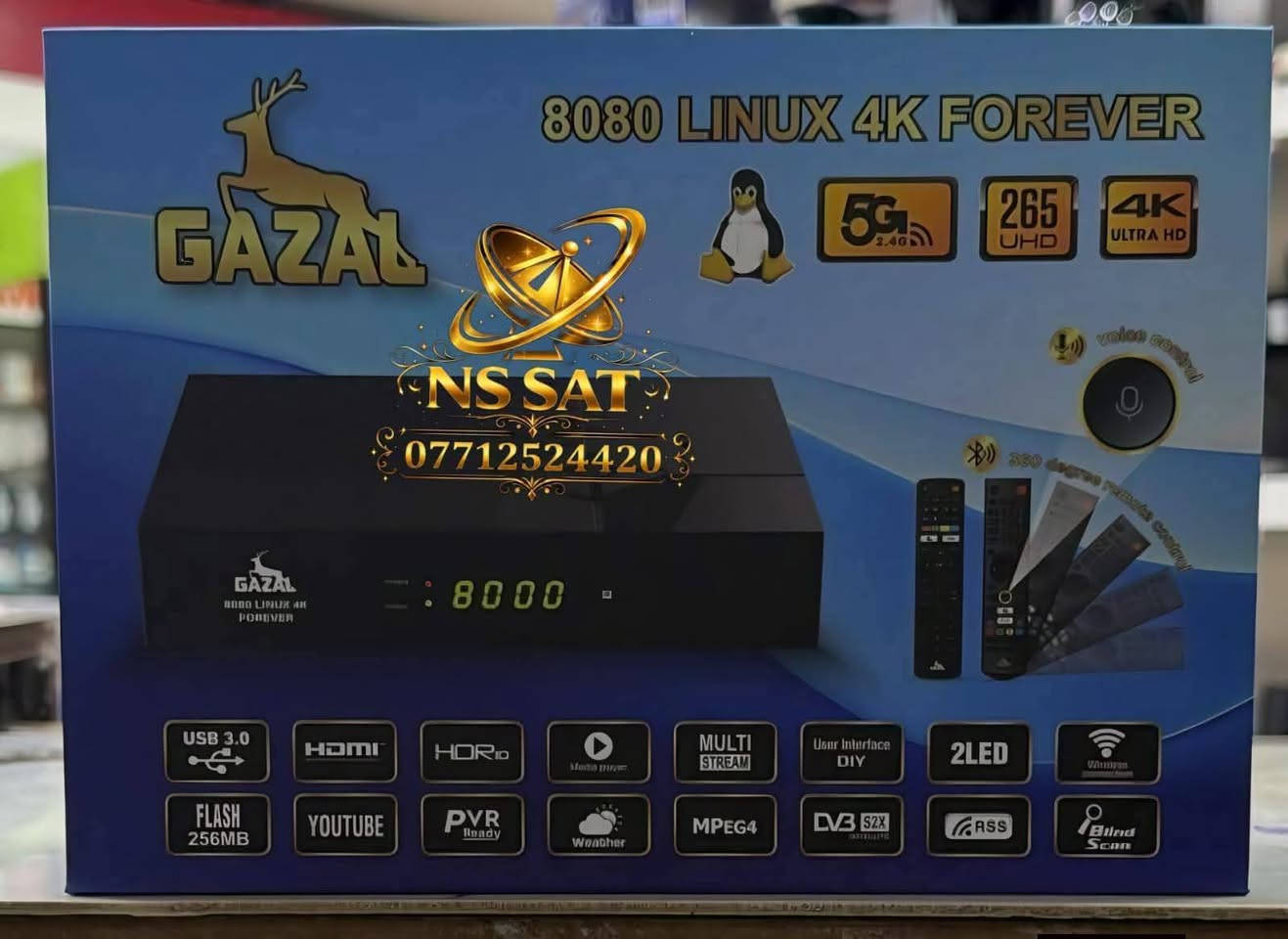 📡✨ عرض حصري ومميز من معرض النرجس للستلايت ✨📡
🔥 وصل الآن الجهاز الراقي والعملاق 🔥
💎 رسيفر Gazal 8080 4K Forever Linux الجديد كلياً
🚀 أحدث إصدار من شركة الغزال العالمية لعشاق القوة والثبات في عالم الستلايت
━━━━━━━━━━━━━━━
💎 مواصفات الجهاز الجبارة
🦌 نظام تشغيل Linux سريع وثابت
🦌 دعم تقنية DVB-S2X مع جودة 4K Ultra HD الحقيقية
🦌 معالج قوي Montage MS2653 أداء عالي بدون تقطيع
🦌 دعم الصوت الاحترافي Dolby Audio & Dolby Digital Plus
🦌 حساسية عالية لالتقاط الإشارات الضعيفة بثبات قوي
📡 عدسة داخلية + عدسة خارجية لأفضل استقبال
📶 واي فاي مدمج 2.4G / 5G
🔵 بلوتوث مدمج
🌐 مدخل LAN عالي السرعة
🔌 منافذ USB متعددة
🎧 منفذ صوت رقمي SPD-IF
🎮 ريموتين أصليين سريعَي الاستجابة
🎙️ تحكم بالأوامر الصوتية
⚡ رام وروم قوية لأداء سلس بدون تهنيج
━━━━━━━━━━━━━━━
📺 الاشتراكات المتوفرة مع الجهاز
🔥 جميع الاشتراكات مضافة بالكامل
✅ SUPER LIVE — 10 سنوات
✅ TOP IPTV — 10 سنوات
✅ Q IPTV — 10 سنوات
✅ LION PRO — 10 سنوات
✅ HERO VIP — 10 سنوات
✅ FUN IPTV — 10 سنوات
✅ ICONE 4K — 10 سنوات
✅ SCREEN IPTV — 10 سنوات
⭐ باقات إضافية قوية: ✅ DRAGON + — 15 شهر
✅ MAX IPTV — 15 شهر
✅ MAVEN TV — 15 شهر
✅ FAMILY IPTV — 15 شهر
✅ ONE IPTV — 5 سنوات
✅ BOB IPTV — 10 سنوات
✅ FOREVER IPTV — 12 شهر
✅ APOLLO IPTV — 12 شهر
🎬 قنوات رياضية عالمية
🎥 أفلام ومسلسلات حديثة
👨‍👩‍👧‍👦 قنوات عائلية وترفيهية
🏆 إضافة كود VIP لفتح القنوات الرياضية على النايلسات
━━━━━━━━━━━━━━━
🚚 خدمة توصيل متوفرة إلى جميع محافظات العراق
📍 معرض النرجس للستلايت
عنوان الثقة في عالم أجهزة الستلايت والاشتراكات الفضائية
🔥 الجودة • الثبات • الأداء الاحترافي 🔥

http://Wa.me/7712524420


**إذا كنت صاحب هذا الإعلان وتريد حذفه لأي سبب، رجاءا أرسل رسالة إلى الدعم الفني**