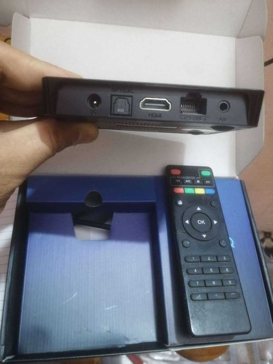 تفي بوكس x96 pro سريع بالاستخدام كما في الفيديو 

ذاكرة 4 كيكا
منصب عليه تطبيقات التالية 
تطبيق #دراما_لايف
تطبيق #ياسين
تطبيق #سينمانا

السعر 35 الف


**إذا كنت صاحب هذا الإعلان وتريد حذفه لأي سبب، رجاءا أرسل رسالة إلى الدعم الفني**