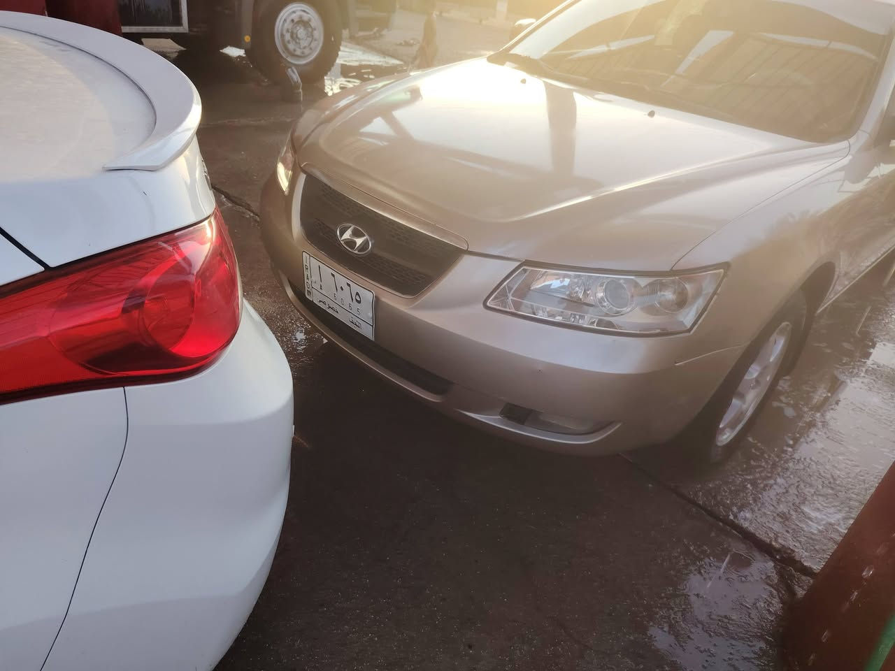 سوناتا 2006 خليجي 2400 مكفولة ما عدا الجاملغ
مكينة وكير وحدادية مكفولات 
تخم تاير،  منظومة تبريد جديده رقم نجف بأسمي مداور ثاني يوم 
السعر 107 وبيها مجال
مكان السياره ديوانية قضاء غماس 
***********
