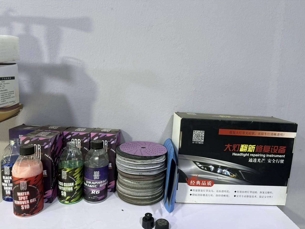 مركز عناية بالسيارات متكامل للبيع غراض بعدها جديده بسعر مناسب سبب البيع عدم التفرغ 
للتواصل 
***********
