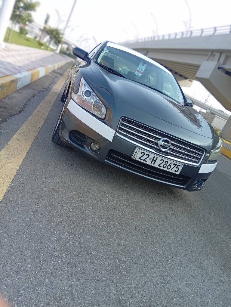 نيسان مكسيما للبيع 
موديل 2010
سياره موصفات فول 
تايرات جديد 
صدر جديد امامي خلفي 
مكينه كير شرط 
سياره جاهزه فول
بطاقه بانزين موجود سياره تحويل ثاني يوم 
سياره بيها بس بونيد صبغ بدون ضربا 
الاستفساره ***********
سعره 87بي مجال كركوك, العراق
