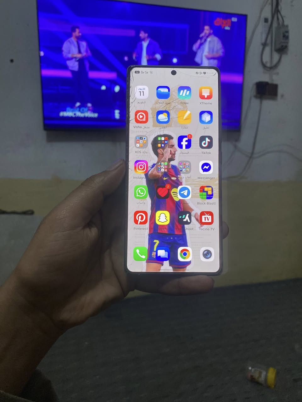 انفكنس نوت 50بروه ذاكرته 256مكفول مامفتوح فقط فطور بلحساس ومامثرات علي بل ستخدام شرط الفحص مكاني نجف استفسار خاص أو واتساب ***********سعر.   135قفل قفل من الخير
