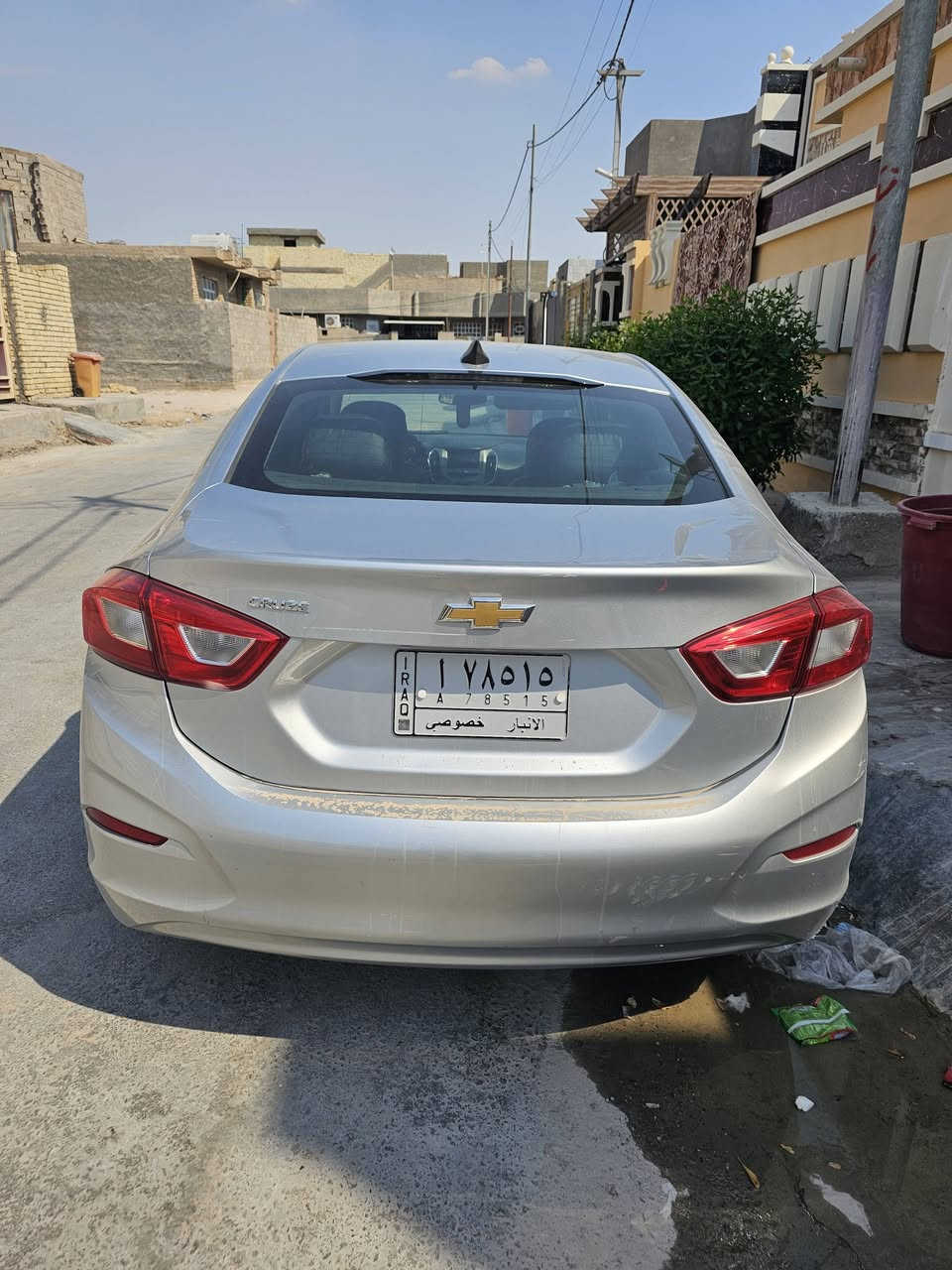 السلام عليكم 
سياره شوفر كروز موديل 2018 سياره كلش حلوه 
محرك 1400تيربو رقم الانبار مكان السياره فلوجه
السعر 90ورقه الاستفسار الاتصال على الرقم***********
