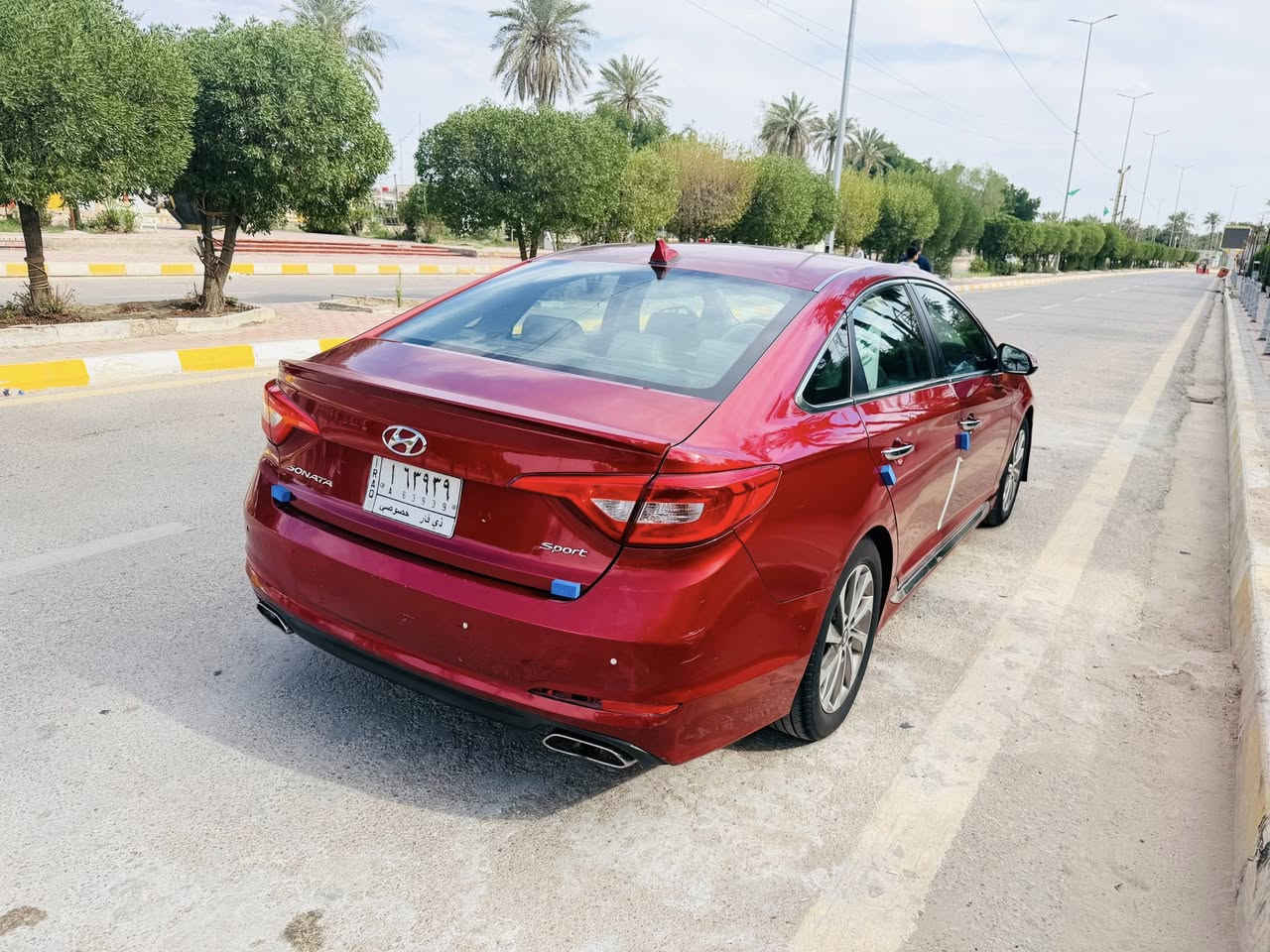 للبيع سوناتا 2016 سبورت دبل كزوز بصمه جلد فتحه تبديل باب السايق وصبغ بجاملغ الامامي السعر 115 ورقه مكان العماره ***********
