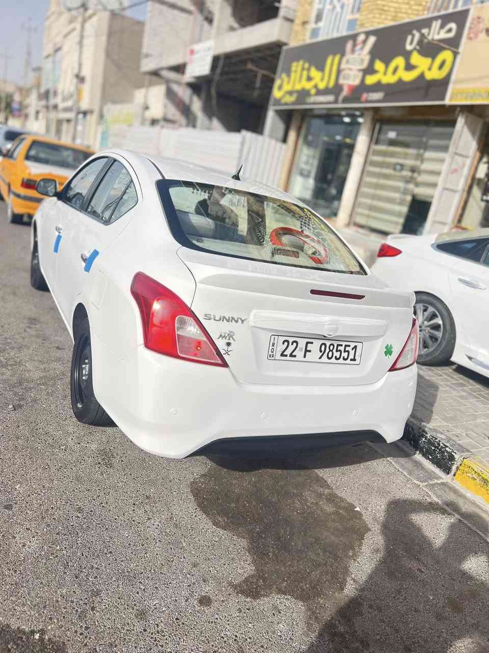 ‏سلام عليكم نيسان صني 2022 سيارة كفالة بيها الصبغ بدون ضربة أثر طخة بسيطة
‏مكان السيارة البصرة القبلة

‏السعر 100 وبها مجال

***********
