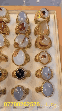 خواتم نحاس البيع شلع فقط عدد 43 خاتم بسعر 113 ألف مع التوصيل للحجز وات...