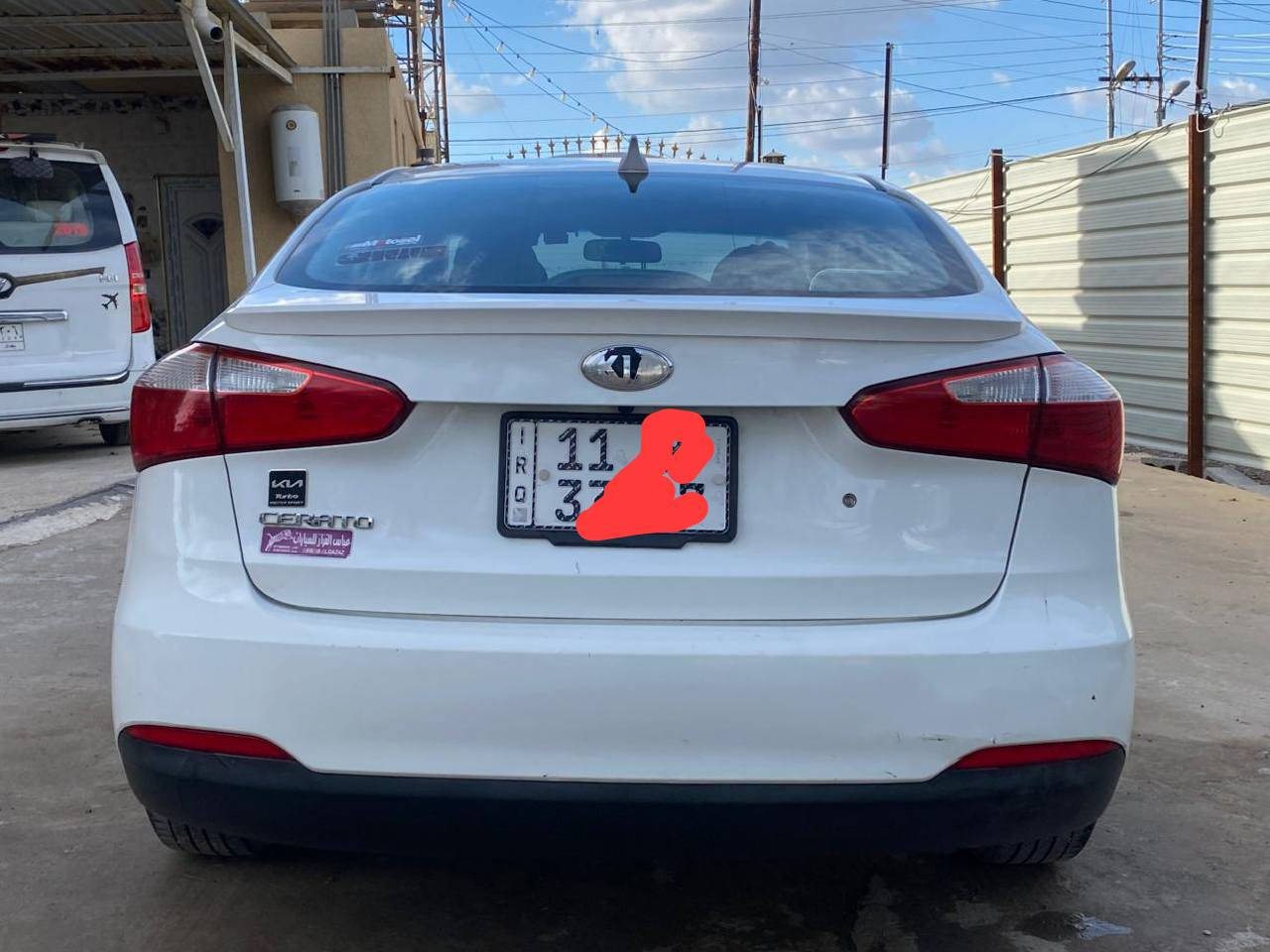 سيراتو 2014 رقم بغداد دولي كير مكينه كفاله محرك 2000 مكفوله من صبغ رقم بغداد دولي كامله مابيها نقص 
مكان السياره  الطارميه العبايجي  السعر 135$
***********
