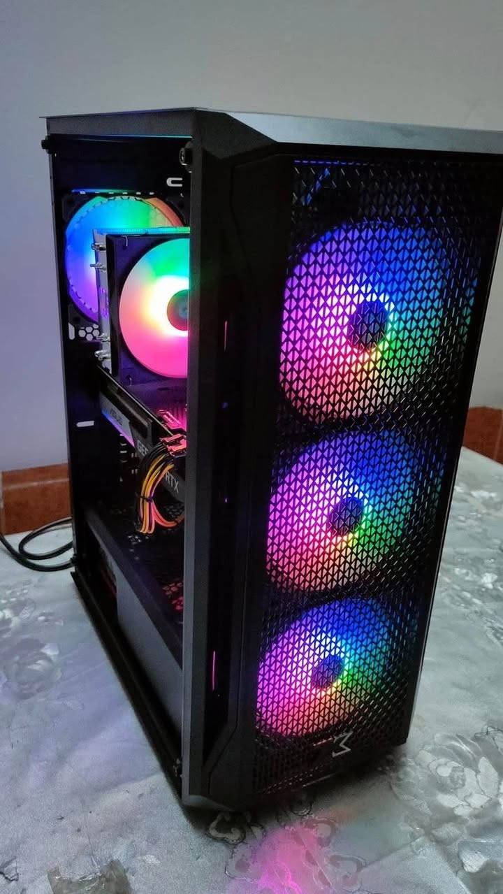 Cpu: i5-12400F 
Gpu: Rtx 3070 8g Asus dual  
Motherbord: Msi PRO H610M-E DDR4
Cpu cooler: Deepcool ag400 
Ram: 16 (2×8) 3200 T-force rgb  
Storage: ssd 256 mass + hdd1T saegate + ssd m.2 1T
Power Supply:  700 watt XIGMATEK +80 bronze
Case: XIGMATEK gaming x 4fan rainbow rgb رانية, السليمانية


**إذا كنت صاحب هذا الإعلان وتريد حذفه لأي سبب، رجاءا أرسل رسالة إلى الدعم الفني**