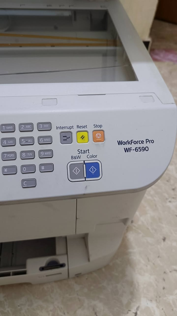 طابعه EPSON WORKFORCE PRO WF 6590
التفاصيل الطابعه كاملة بالفديو 
ادفع بيها سعر للي تخدمه
البصرة قضاء المدينة
***********
