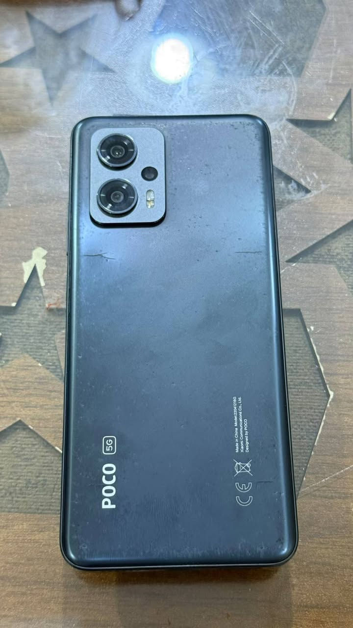 Poco x4 GT
السلام عليكم جهاز بوكو x4 GT
 الجهاز بي شخوط بل شاشة ممأثرات بل لمس ونمش بسبب الكفر  الجهاز ممبدل اي شي بي وكارتونتة وغراضة كاملة
 
واليسأل على مواصفاتة:

لمعالج: ثماني النواة Dimensity 8100 تكنولوجيا 5 نانو
التخزين / الرام: 128/256 جيجا بايت مع 8 جيجا رام
الكاميرا: خلفية ثلاثية 64+8+2 م.ب. / امامية 16 م.ب.
الشاشة: 6.6 بوصة بدقة 1080x2460 بها ثقب صغير
نظام التشغيل: اندرويد 12
البطارية: 5080 مللي أمبير

السعر:200 الف
الرقم:***********
مكاني نجف
