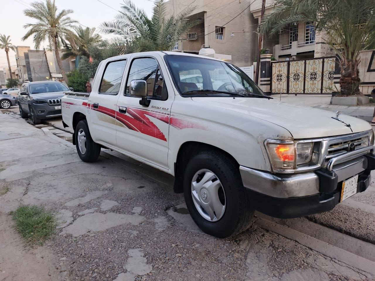 ياالله. السلام عليكم
تيوتا هايلوكس جمره اصل ياباني دبل قماره موديل (2001) 🛻

ملاحظة: بيع فقط✅

السياره بلاديه✅

مكفوله من الحادث والصبغ✅

تبريد ثلج✅

كهربائيات شغاله الكل ✅

تايرات جدد✅

كير ومحرك مكفولات كفاله عامه من التبخير والفتح والتبديل ✅

غرفه السياره لون احمر المميز ✅

غرفه السياره نضيف جدا وع وضع الشركه ✅

هزه جديده✅

سنويا ماساقطه✅

البدي نضيف جدا ✅

السيارة ماتصرف عليهه الف ✅

رقم السياره بغداد ( ومكان السياره بغداد العامريه) 

سياره خير من الله وقليل تلكه نضافه بهيج موديل ✅

للاتصال : ***********
