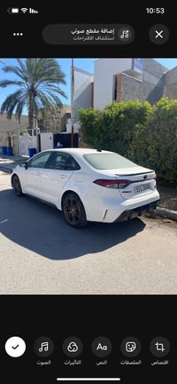 كورلا 2024 وارد   امريكي هايبرد.  بلاك ادشن se بلس بلاك  لون ابيض  ماش...